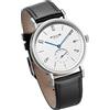 FEICE Orologio Automatico con Vetro Zaffiro Movimento Automatico Minimalista Orologio Uomo Unisex Cinturino in Pelle FM201 (Nero)