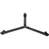 Manfrotto 165MV Base a Stella per Treppiede Video con Doppio Puntale, in Alluminio, Nero