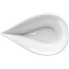Holst Porzellan Porcellana trihorse TD 525 Ciotola 25 cm a Goccia Tear Drops Bowl, Bianco, 24,5 x 14,5 x 6,8 cm
