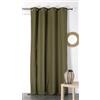 Linder Tenda metis in materiali naturali (cotone/lino) colori verde felce occhielli 135 x 260 cm