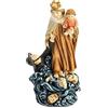 Inmaculada Romero IR Figura Vergine del Carmen Immagine 15Cm. Protettrice di Decorazione Resina di Base Pescatori Mare