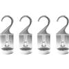 Cooks Standard 02567 - Ganci girevoli in ghisa massiccia, alluminio, colore: Argento