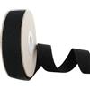 Trimz Fettuccia in cotone resistente, nero, 30 mm x 5 m
