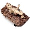 Inmaculada Romero IR Culla di Paglia del Bambino Gesù Figura Ornamento Decorazione A Base di Resine