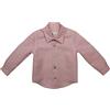MI HIJA Y YO Excellent - Camicia in lino, a maniche lunghe, con collo a maglia, per bambini da 12 mesi a 8 anni, collezione Zinia, realizzata a mano, Rosa, 4-5 Anni