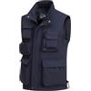 MeiLayM Uomo Gilet Pesca All'aperto Multi-Tasca Gilet Leggero Panciotto da Sportivo Giubbotto Casual Traspirante Senza Maniche Caccia Campeggio Gilet da Trekking e Attività Khaki,XL