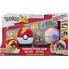 Pokémon Bandai Pokémon Poké Ball Attacco Sorpresa Pikachu vs Arcko - Gioco combattimento - 2 Poké Balls con Loro e 6 dischi d'attacco, licenza ufficiale - Giocattolo attacco JW3165