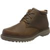 Skechers Wenson Osteno, Stivaletto Uomo, Dark Brown Leather, 40 EU