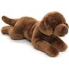 Uni-Toys - Labrador marrone, sdraiato - 40 cm (lunghezza) - cane di peluche - peluche