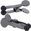 Doc Johnson Merci Nippers Stainless Steel Nipple Clamps with Silicone Tip Black