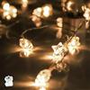 myCozyLite Catene Luminose a Stelle, di myCozyLite®, 40 Stelle a LED Bianche Calde, Alimentate a Batteria, 5m (Crystal Star)