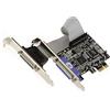 KALEA-INFORMATIQUE Scheda controller parallela PCI Express IEEE1284 LPT a due porte con chipset ASIX. Supporto SPP EPP ECP