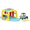 Little Tikes Let's Go Cozy Coupe - Autolavaggio con veicolo Push and Play - Include camion Go Green, set da gioco, attrezzi da giardino e carro - Adatto per bambini dai 3 anni