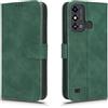 WBWONE Cover per ZTE Blade A53/Blade A53+/A53 Plus, Custodia a Portafoglio in Pelle Premium con Funzione di Supporto e Slot per Carte - Verde