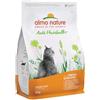 Almo Nature Anti-Hairball con Carne Fresca - Cibo secco completo per gatti adulti con Pollo Fresco. Sacchetto da 2 Kg