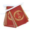 AZ FLAG Ghirlanda 6 Metri 20 Bandiere Impero Romano 21x15cm, Bandiera Spqr 15 x 21 cm - Festone Bandierine
