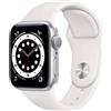 APPLE (WATCH RECONDITIONNES) Apple Watch Serie 6 ricondizionato - Argentato e Nero - 40 m