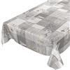 ANRO Tovaglia Cerata, Lavabile, Stile Industriale, Look Moderno e Usato, 140 x 140 cm, Asciugamani, Bordo di Taglio, 140 x 140cm