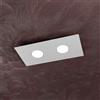 TopLight AREA PLAFONIERA 2 LUCI GRIGIO 1127-PL2 R-GR