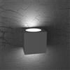 TopLight ECCENTRIC APPLIQUE 2 LUCI BIEMISSIONE GRIGIO ANTRACITE 1156-AG-GA