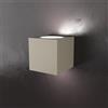 TopLight ECCENTRIC APPLIQUE 2 LUCI BIEMISSIONE SABBIA 1156-AG-SA