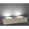 TopLight ECCENTRIC APPLIQUE 2 LUCI MONOEMISSIONE SABBIA 1156-A2-SA