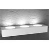 TopLight ECCENTRIC APPLIQUE 3 LUCI MONOEMISSIONE BIANCO 1156-A3-BI