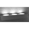 TopLight ECCENTRIC APPLIQUE 3 LUCI MONOEMISSIONE GRIGIO ANTRACITE 1156-A3-GA