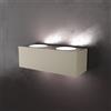 TopLight ECCENTRIC APPLIQUE 4 LUCI BIEMISSIONE SABBIA 1156-A4-SA