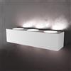TopLight ECCENTRIC APPLIQUE 6 LUCI BIEMISSIONE BIANCO 1156-A6-BI