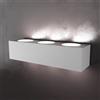 TopLight ECCENTRIC APPLIQUE 6 LUCI BIEMISSIONE GRIGIO 1156-A6-GR