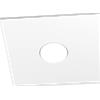 TopLight ECCENTRIC APPLIQUE-PLAFONIERA 1 LUCE BIANCO 1156-1L-BI
