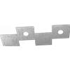 TopLight ECCENTRIC APPLIQUE-PLAFONIERA 2 LUCI + 2 DECORATIVO FOGLIA ARGENTO 1156-2L2D-FA