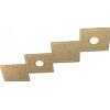 TopLight ECCENTRIC APPLIQUE-PLAFONIERA 2 LUCI + 2 DECORATIVO FOGLIA ORO 1156-2L2D-FO