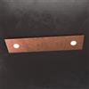 TopLight ECCENTRIC APPLIQUE-PLAFONIERA 2 LUCI + 2 DECORATIVO FOGLIA RAME 1156-2L2D-FR
