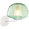 TopLight APPLIQUE BIANCO VETRO ALPHA VERDE 1176BI-A ALPHA-VE