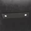 TopLight ECCENTRIC APPLIQUE-PLAFONIERA 2 LUCI + 2 DECORATIVO MARRONE 1156-2L2D-MA