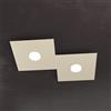 TopLight ECCENTRIC APPLIQUE-PLAFONIERA 2 LUCI SABBIA 1156-2L-SA