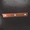 TopLight ECCENTRIC APPLIQUE-PLAFONIERA 3 LUCI + 2 DECORATIVO FOGLIA RAME 1156-3L2D-FR