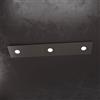 TopLight ECCENTRIC APPLIQUE-PLAFONIERA 3 LUCI + 2 DECORATIVO MARRONE 1156-3L2D-MA