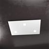 TopLight ECCENTRIC APPLIQUE-PLAFONIERA 3 LUCI + 3 DECORATIVO GRIGIO 1156-3L3D-GR