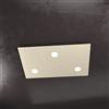 TopLight ECCENTRIC APPLIQUE-PLAFONIERA 3 LUCI + 3 DECORATIVO SABBIA 1156-3L3D-SA