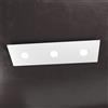 TopLight ECCENTRIC APPLIQUE-PLAFONIERA 3 LUCI GRIGIO 1156-3L-GR