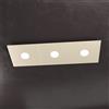 TopLight ECCENTRIC APPLIQUE-PLAFONIERA 3 LUCI SABBIA 1156-3L-SA