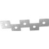 TopLight ECCENTRIC APPLIQUE-PLAFONIERA 5 LUCI FOGLIA ARGENTO 1156-5L-FA