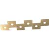 TopLight ECCENTRIC APPLIQUE-PLAFONIERA 6 LUCI FOGLIA ORO 1156-6L-FO