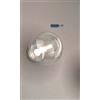 TopLight ECLIPSE APPLIQUE CROMO 1 LUCE ATTACCO G9 VETRO TRASPARENTE