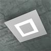 TopLight CARPET PLAFONIERA 40X40 4 LUCI ATTACCO 2G11 GRIGIO