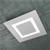 TopLight CARPET PLAFONIERA 50X50 4 LUCI ATTACCO 2G11 GRIGIO