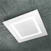 TopLight CARPET PLAFONIERA 60X60 4 LUCI ATTACCO 2G11 BIANCO